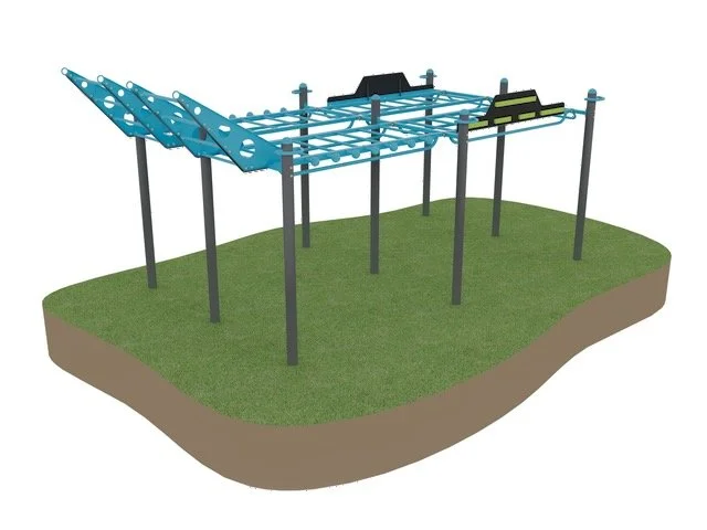 Double the Challenge: MoveStrong's Obstacle Course Double Bridge T